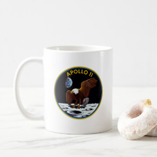 Auftrag-Emblem-Tasse Apollo 11 Kaffeetasse