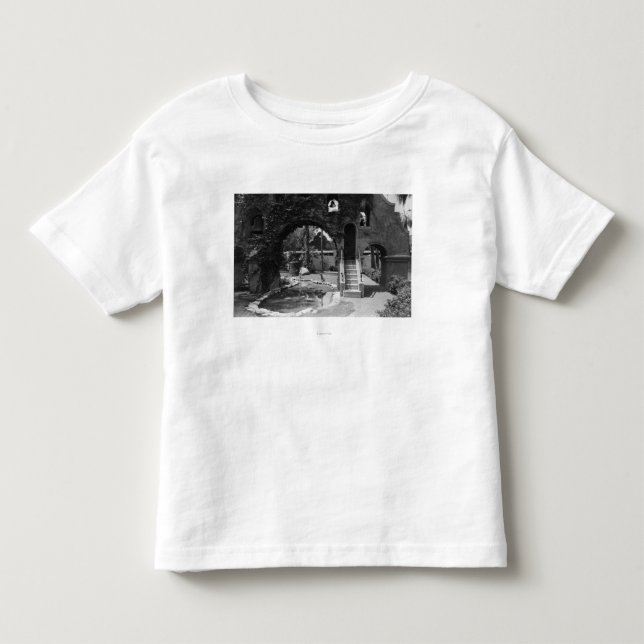 Auftrag-Gasthaus-Hof des Flussufers, CA Photograp Kleinkind T-shirt (Vorderseite)