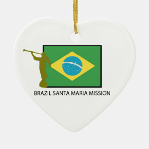 AUFTRAG LDS BRASILIENS SANTA MARIA KERAMIK ORNAMENT