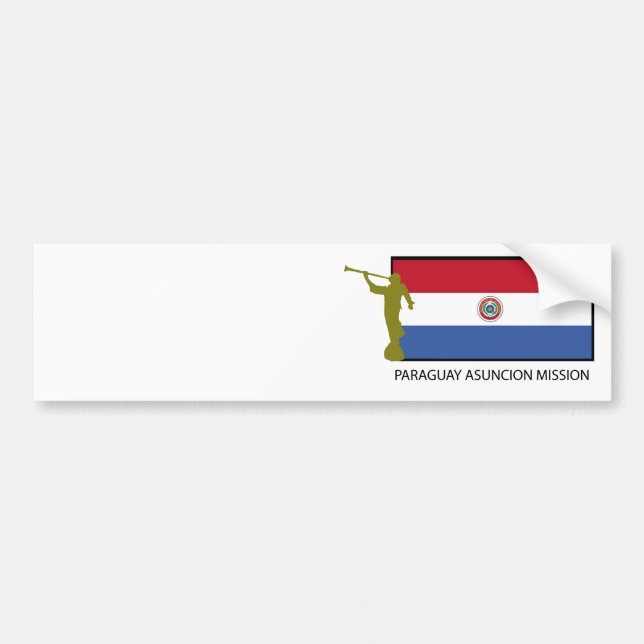 Auftrag LDS Paraguays Asuncion CTR Autoaufkleber (Vorne)