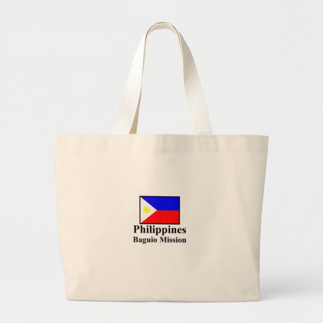 Auftragkopie Philippinen Baguio Jumbo Stoffbeutel (Vorne)