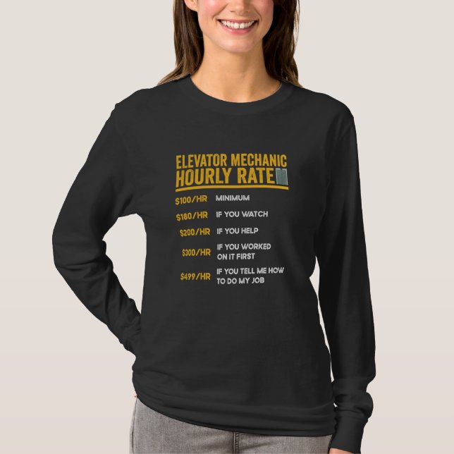 Auftriebsmechaniker Büroassistent T-Shirt (Vorderseite)