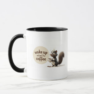 aufwachen und den Kaffee riechen Tasse