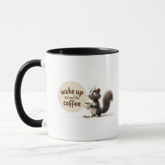 aufwachen und den Kaffee riechen Tasse