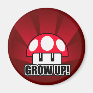 Aufwachsen des Red Mushroom Powerup Magnet