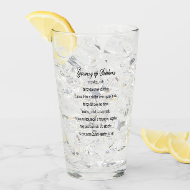"Aufwachsen des süßen Tea Glass Tumbler (Vorderseite Ice)