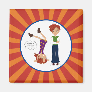 Aufwachsen mit Abbey und Sam Magnet