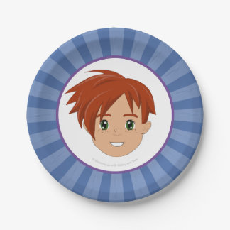 Aufwachsen mit Abtei und Sam-Party-Teller (Sam) Pappteller