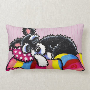 Aufwärmenkleiner Schnauzer Lendenkissen