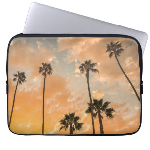 Aufwärts Ansicht der Palmen Laptopschutzhülle