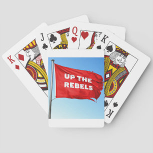 Aufwärts der Rebels-Thematik Kartenspielen Spielkarten