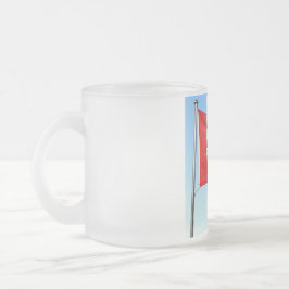 Aufwärts der Rebels thematische Mattierte Tasse