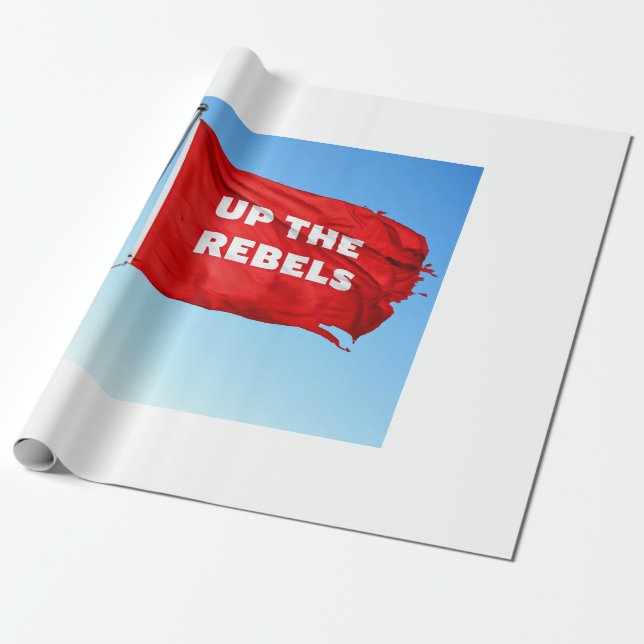 Aufwärts des Rebels-Themenabwicklungspapiers Geschenkpapier (Ungerollt)
