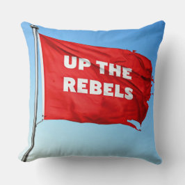 Aufwärts des Rebels-Throw-Kissens Kissen