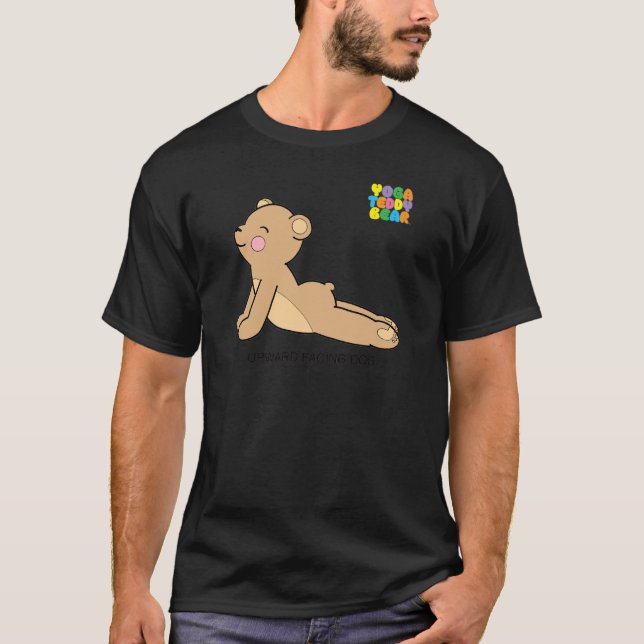 Aufwärts Hund/verfolgen abwärts T-Shirt (Vorderseite)