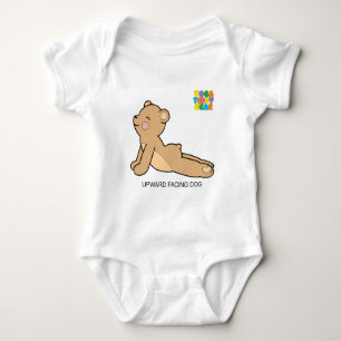 Aufwärts Hund/verfolgen abwärts T-Shirt Baby Strampler