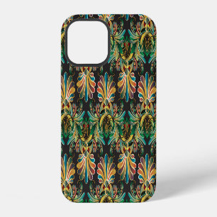 Aufwendige Blumen Luxus Tapete iPhone 12 Hülle