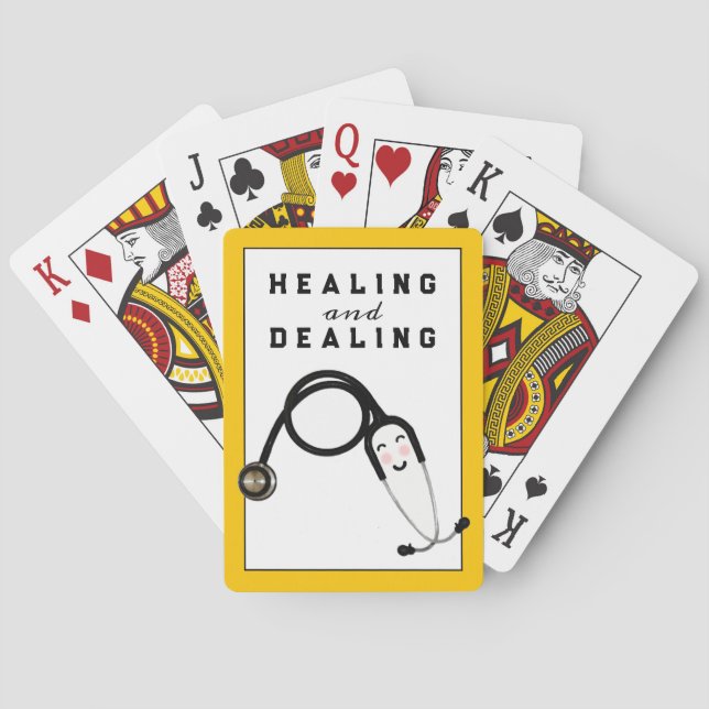 Aufwertung der Krankenversicherung Spielkarten (Rückseite)