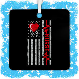 Aufwertung der US-amerikanischen Flagge Hero Life  Ornament Aus Metall