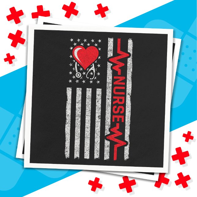Aufwertung der US-amerikanischen Flagge Hero Life  Serviette (Von Creator hochgeladen)
