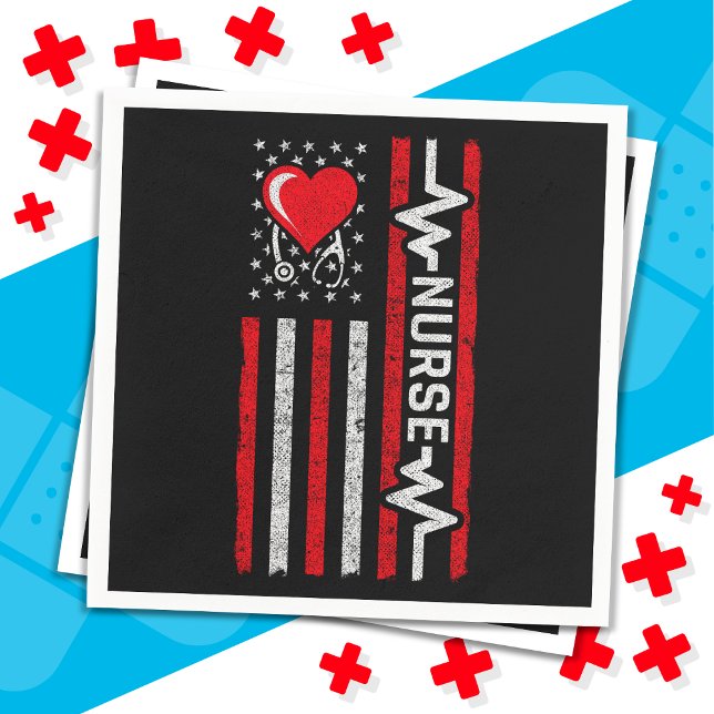 Aufwertung der US-amerikanischen Flagge Hero Life  Serviette (Von Creator hochgeladen)