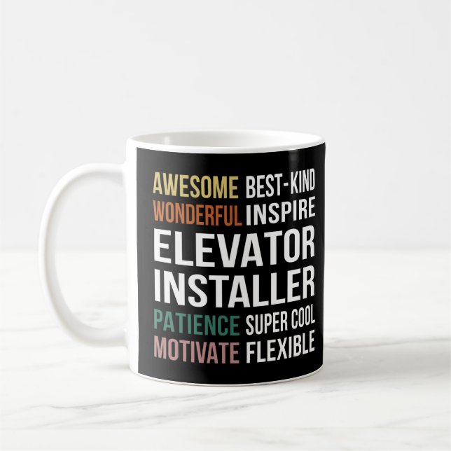 Aufwertung des Elevator-Installationsprogramms Kaffeetasse (Links)