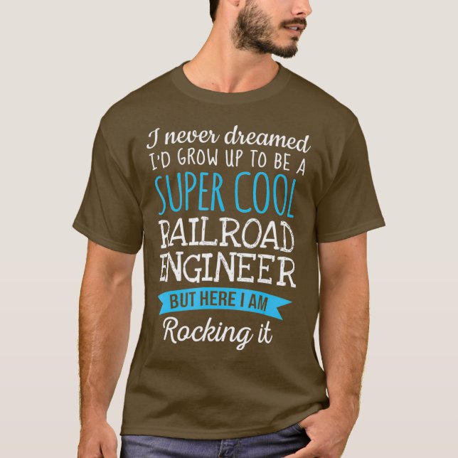 Aufwertung des Hosenbahningenieurs T-Shirt (Vorderseite)