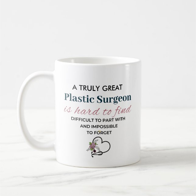 Aufwertung des personalisierten Plastikchirurgen Kaffeetasse (Links)