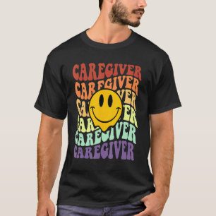 Aufwertungstag Retrolächeln Gesicht für zwei T-Shirt