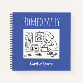 Aufzeichnungen über Homöopathien mit dem Namen des Notizbuch