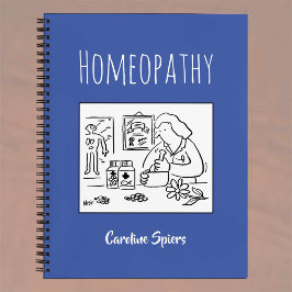 Aufzeichnungen über Homöopathien mit dem Namen des Notizbuch