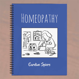 Aufzeichnungen über Homöopathien mit dem Namen des Notizbuch