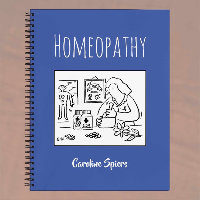 Aufzeichnungen über Homöopathien mit dem Namen des Notizbuch (Von Creator hochgeladen)