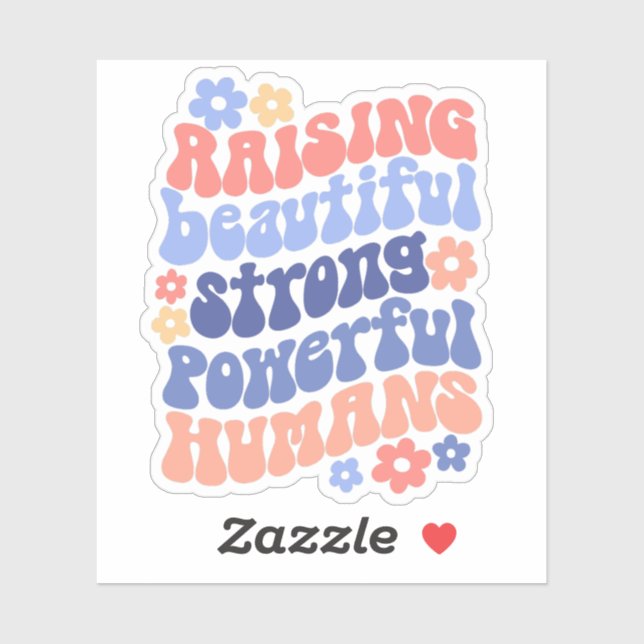 Aufziehen einer starken, wunderschönen, leistungss aufkleber (Blatt)