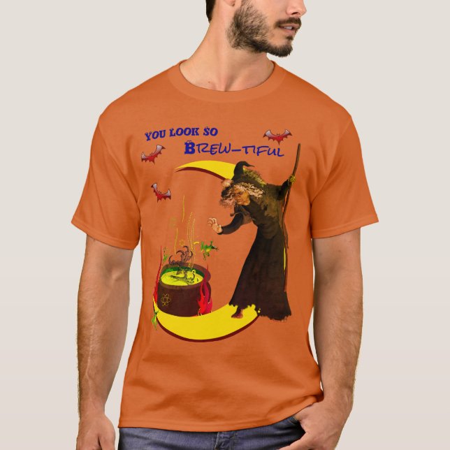 Aufzucht von Witchcraft Orange Unisex T - Shirt (Vorderseite)