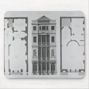 Aufzug des britischen Cafés Mousepad