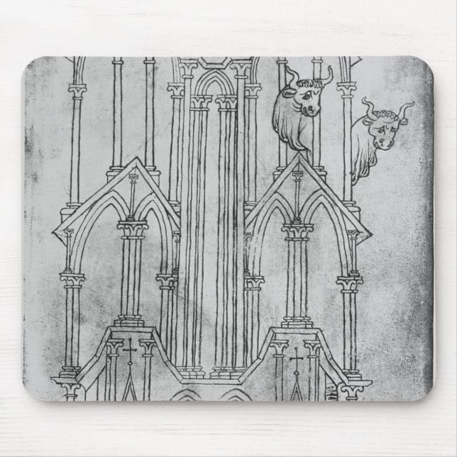 Aufzug des Turms von Laon-Kathedrale Mousepad (Vorne)