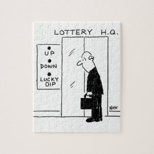 Aufzug oder Aufzug in einem Cartoon am Hauptsitz d
