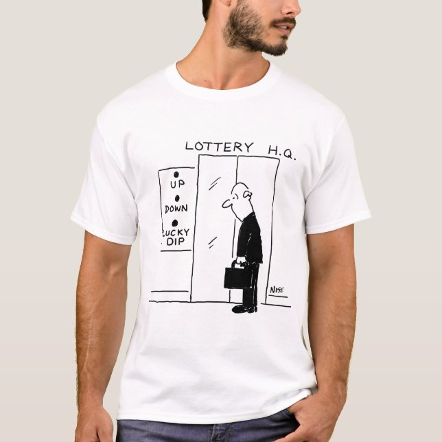Aufzug oder Aufzug in einem Cartoon am Hauptsitz d T-Shirt (Vorderseite)