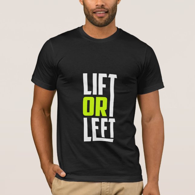 Aufzug oder Verlassen - T - Shirt (Vorderseite)