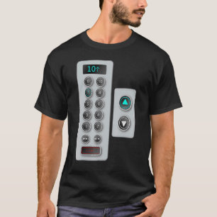 Aufzugknöpfe Mechaniker Schließung Aufzug 1 T-Shirt