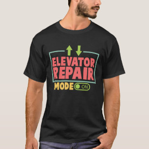 Aufzugmechaniker Aufzug-Enthusiasten 1 T-Shirt