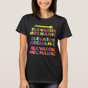 Aufzugmechaniker-Wartungsmentor-Techniker T-Shirt