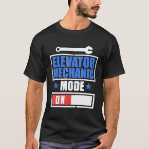 Aufzugmechaniker-Wartungsstudientechniker T-Shirt