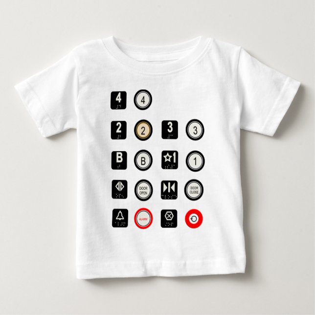 Aufzugs-Baby T Baby T-shirt (Vorderseite)