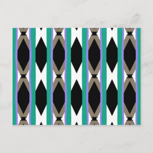 Aufzugsdesign der 30er Jahre Postkarte
