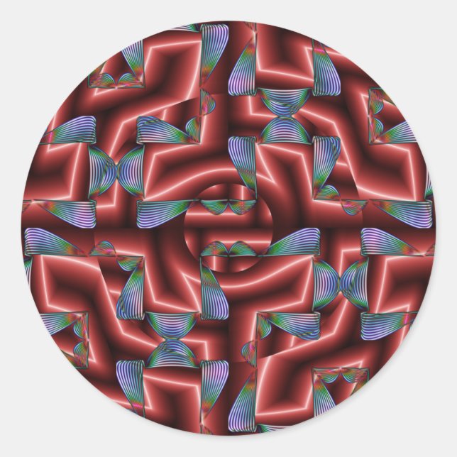 Auganyred Runder Aufkleber (Vorderseite)