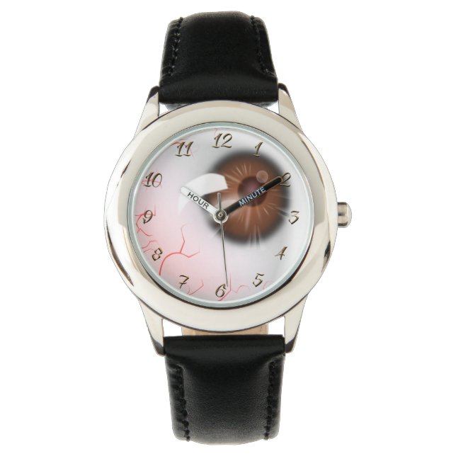 Augapfel Armbanduhr (Vorderseite)