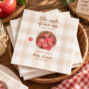 Augapfel Baby Shower Serviette