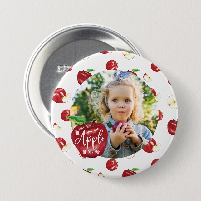Augapfel, Geburtstagsmädchen, Junge Button (Vorne & Hinten)